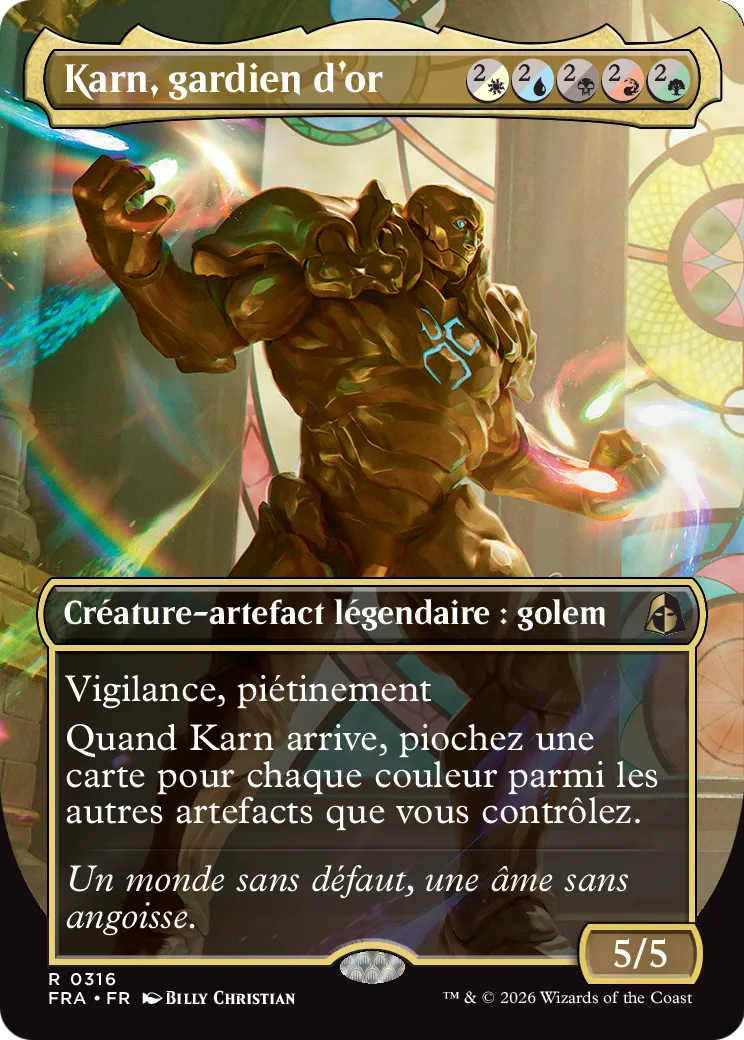 Karn, gardien d'or — Reality Fracture — Magic: The Gathering