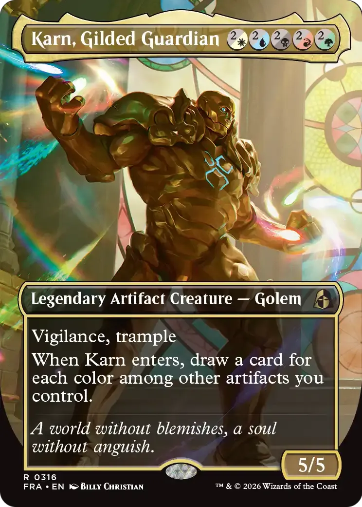 Karn, gardien d'or — Reality Fracture — Magic: The Gathering