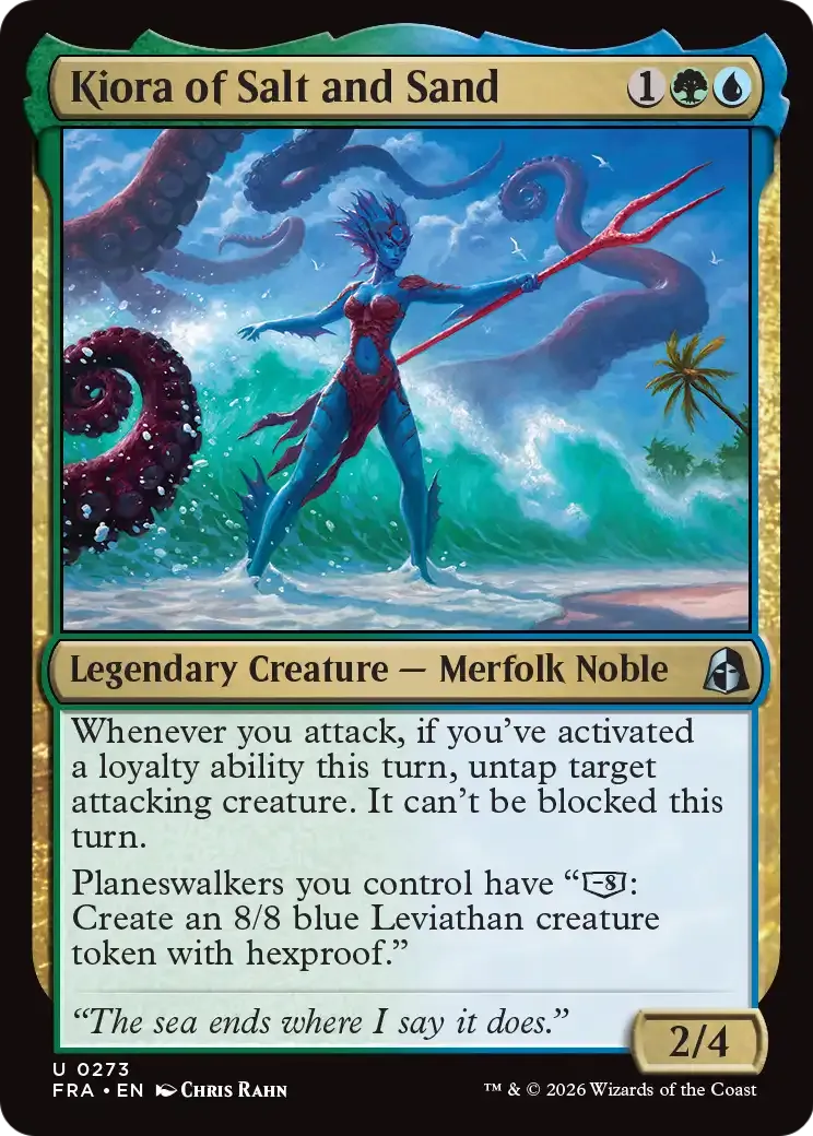 Kiora de sel et de sable — Reality Fracture — Magic: The Gathering