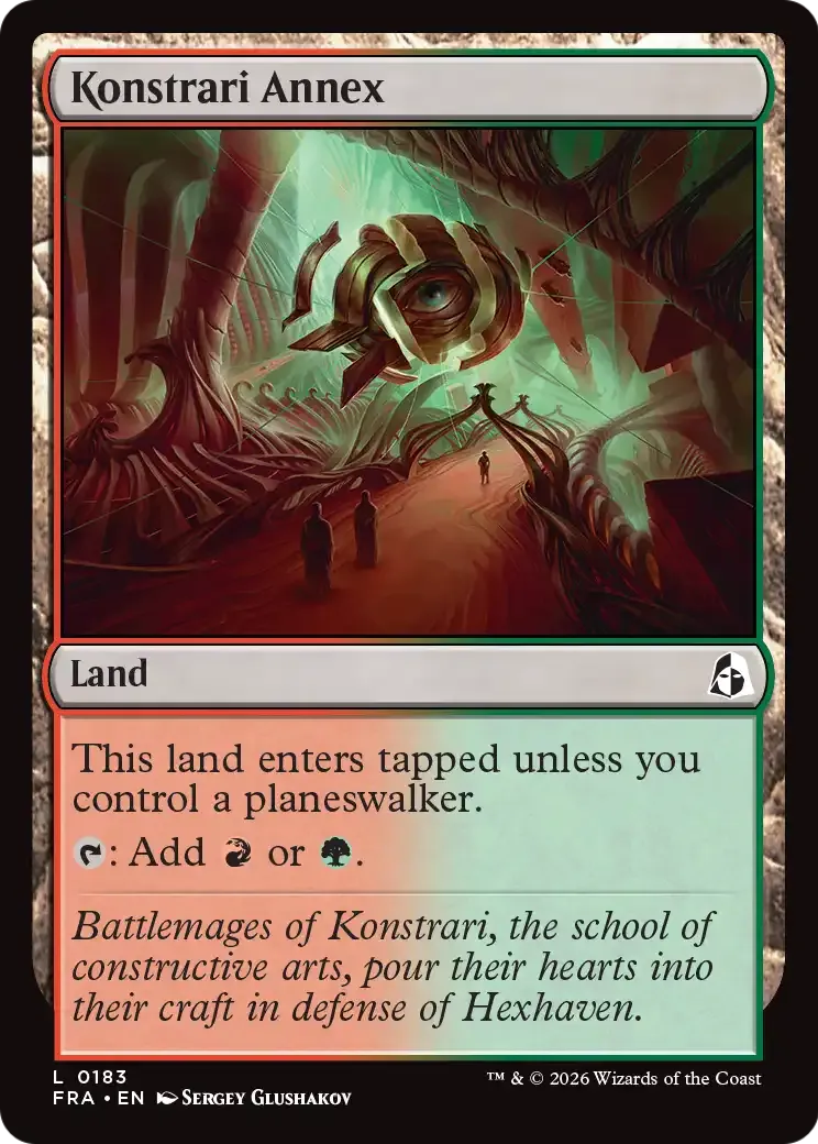 Annexe de Konstrari — Reality Fracture — Magic: The Gathering