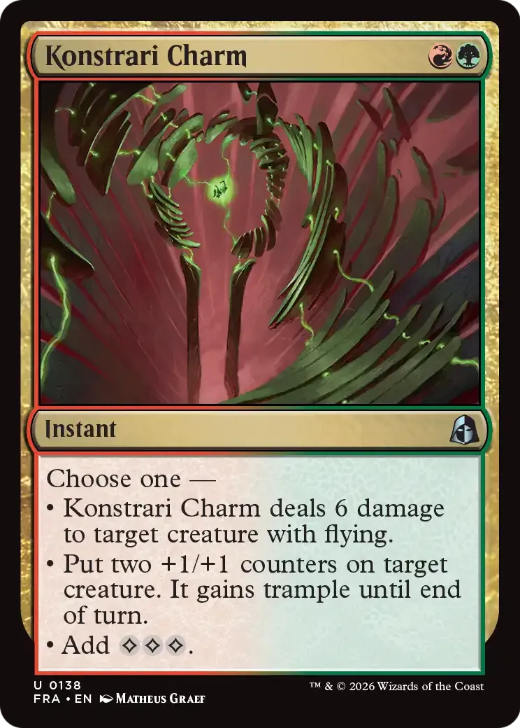 Charme de Konstrari — Reality Fracture — Magic: The Gathering