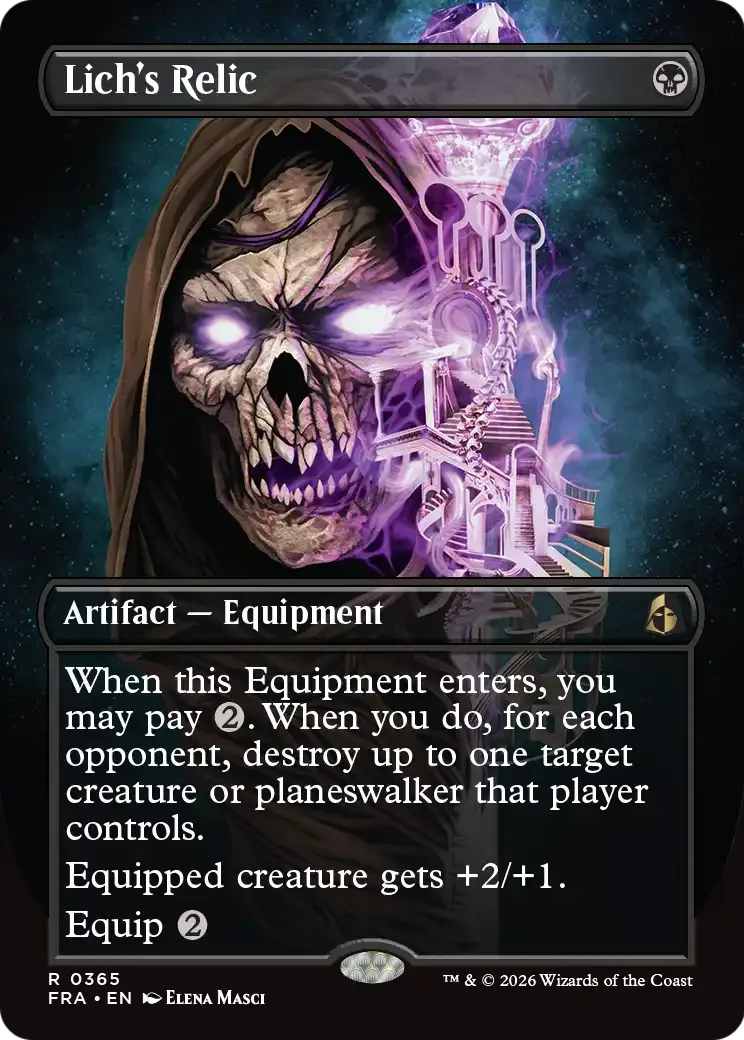Lich's Relic — Reality Fracture — Magic: The Gathering