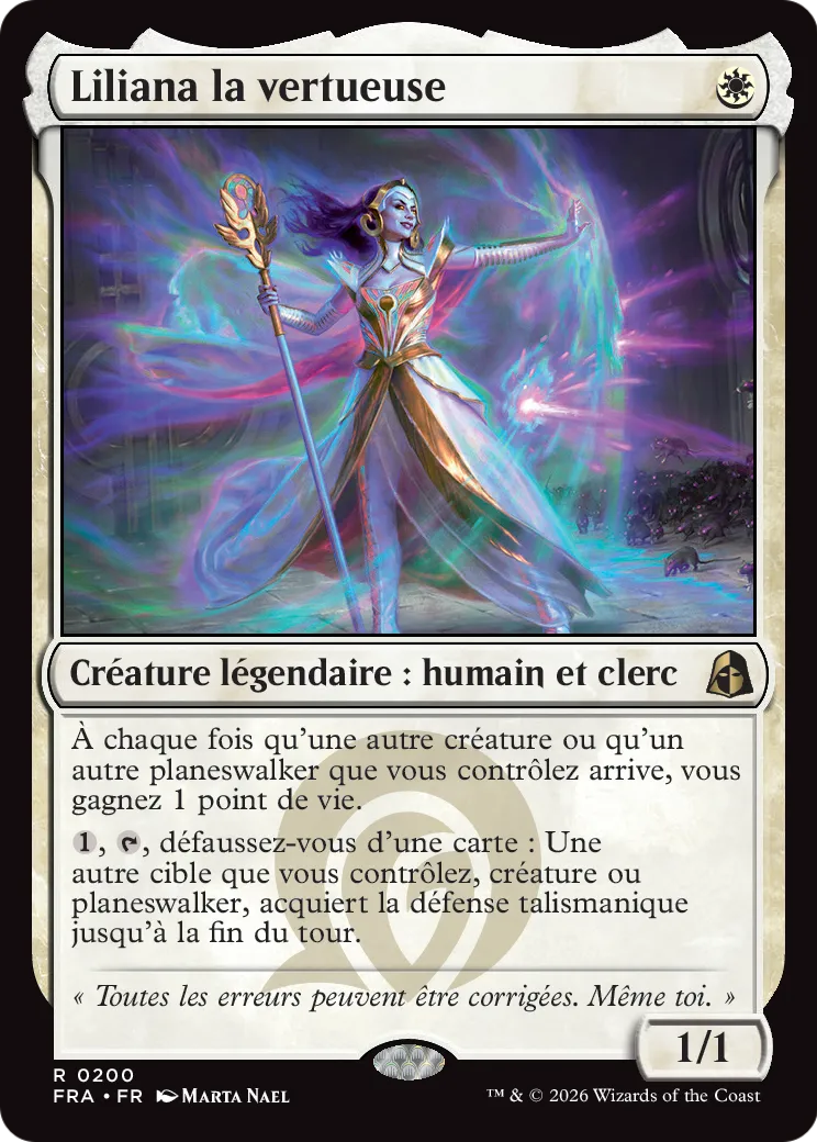 Liliana la vertueuse — Reality Fracture — Magic: The Gathering