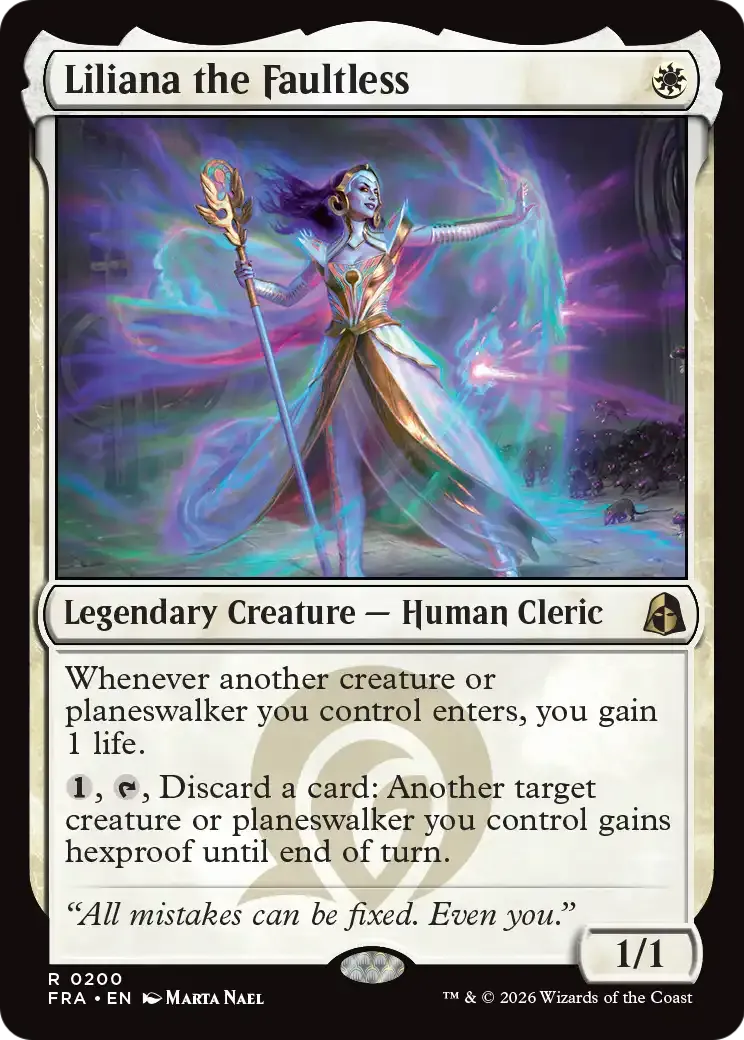 Liliana the Faultless — Reality Fracture — Magic: The Gathering
