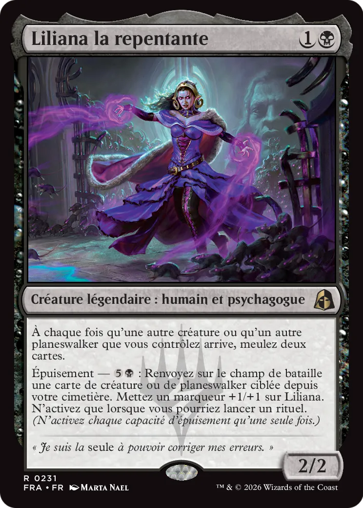 Liliana la repentante — Reality Fracture — Magic: The Gathering