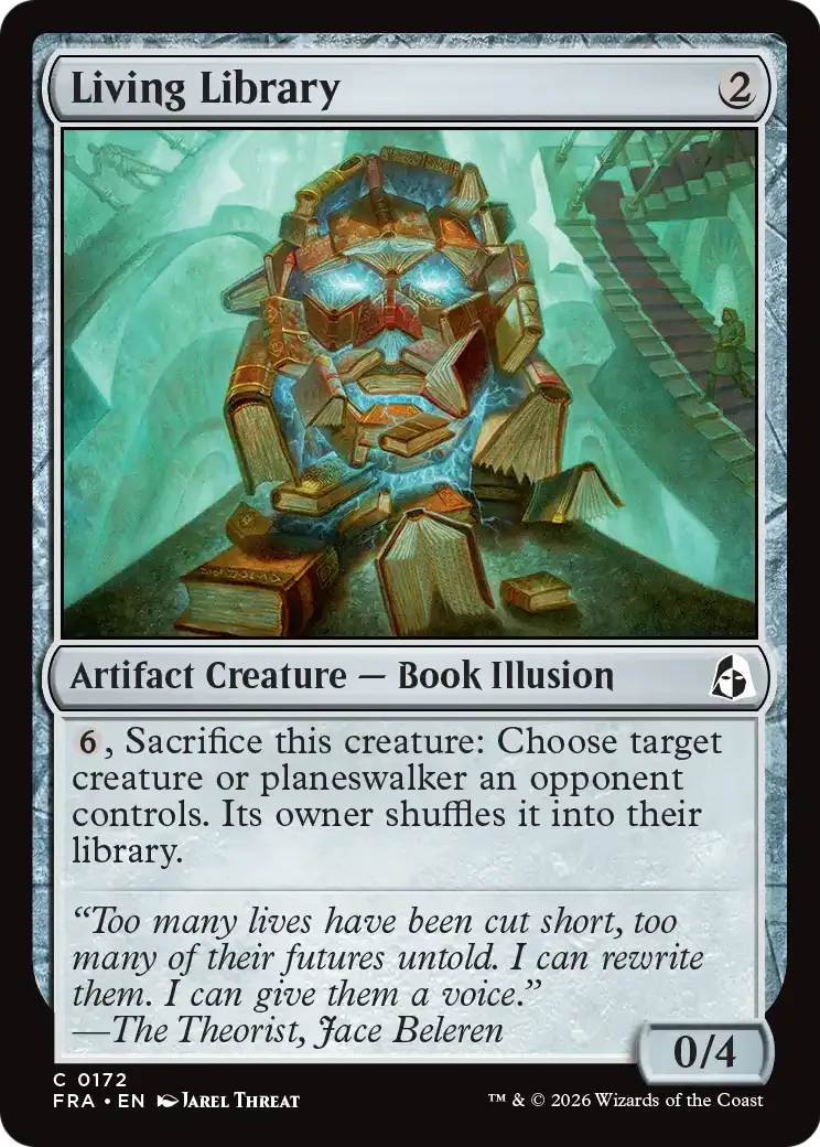 Living Library — Reality Fracture — Magic: The Gathering