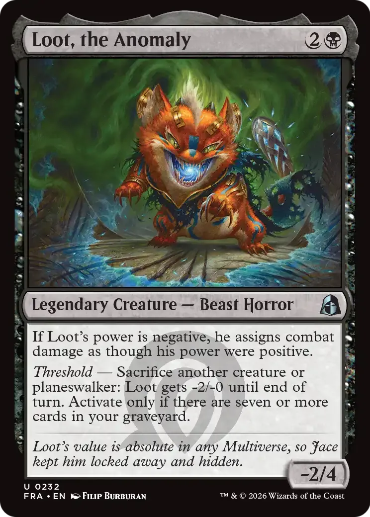 Loot, the Anomaly — Reality Fracture — Magic: The Gathering