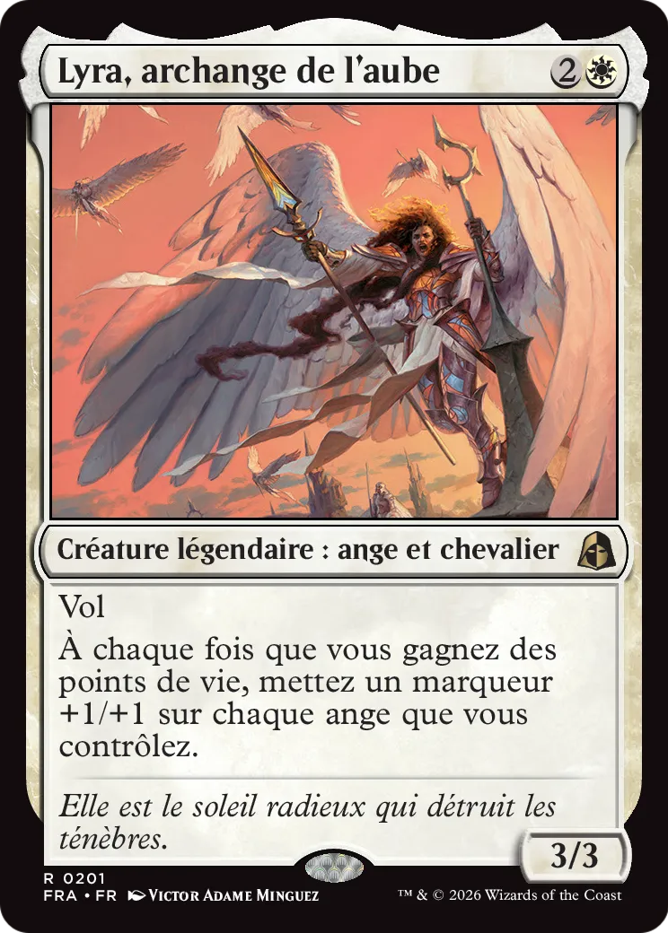 Lyra, archange de l'aube — Reality Fracture — Magic: The Gathering