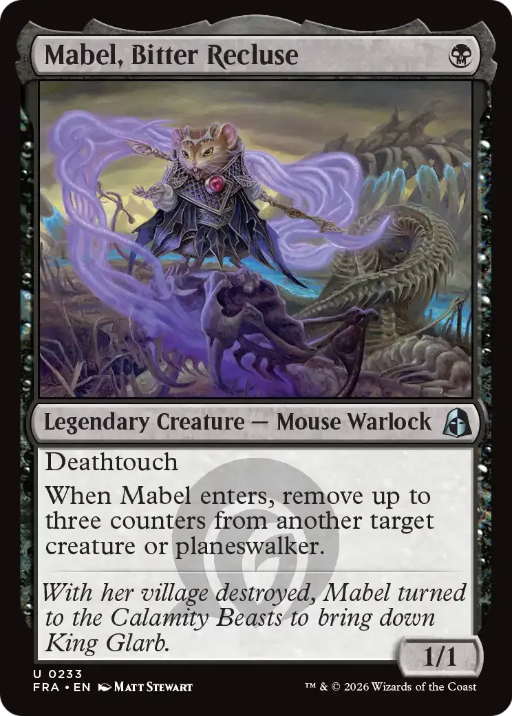 Mabel, Bitter Recluse — Reality Fracture — Magic: The Gathering