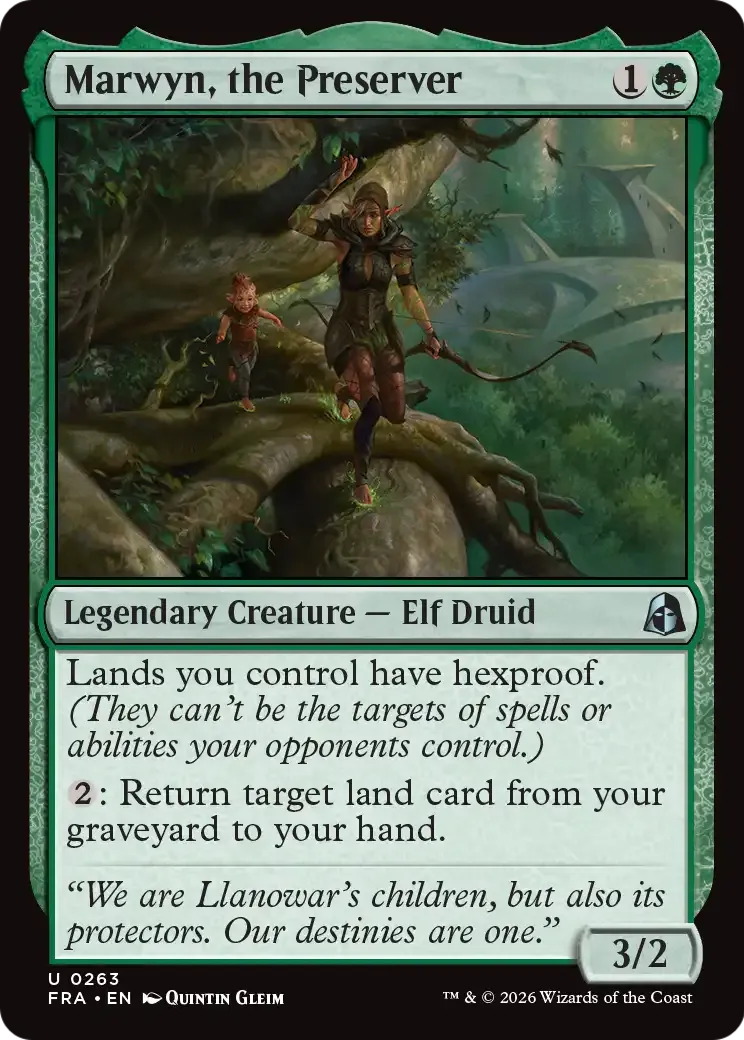 Marwyn, la préservatrice — Reality Fracture — Magic: The Gathering