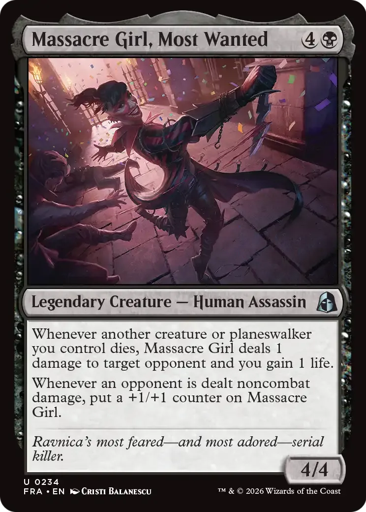 La Massacreuse, recherchée — Reality Fracture — Magic: The Gathering