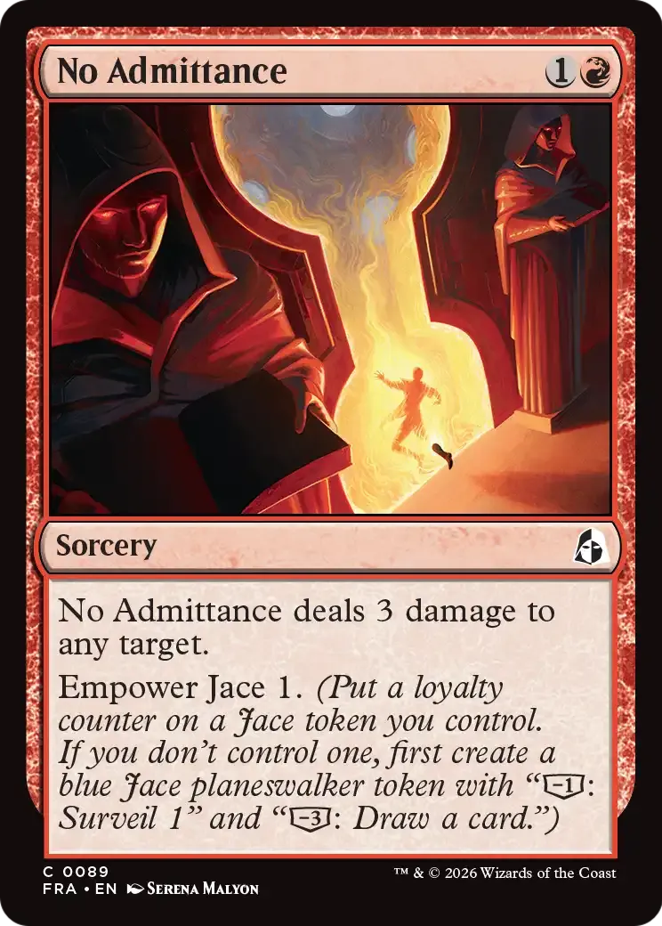 No Admittance — Reality Fracture — Magic: The Gathering