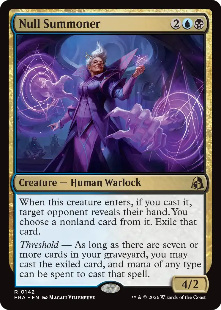 Null Summoner — Reality Fracture — Magic: The Gathering