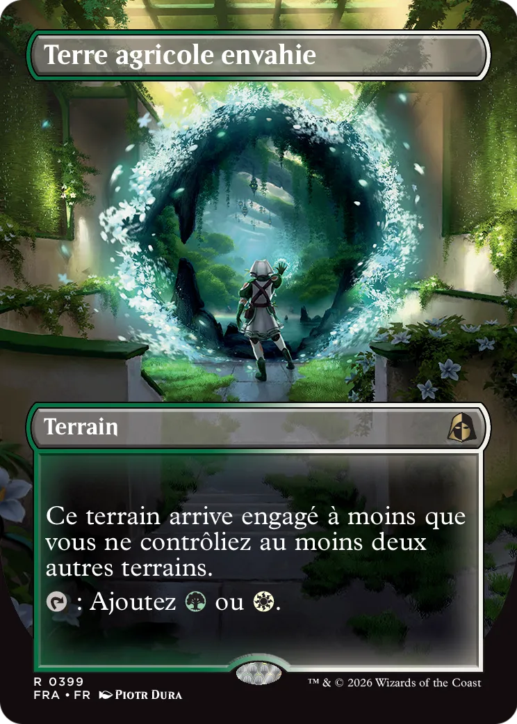 Terre agricole envahie — Reality Fracture — Magic: The Gathering