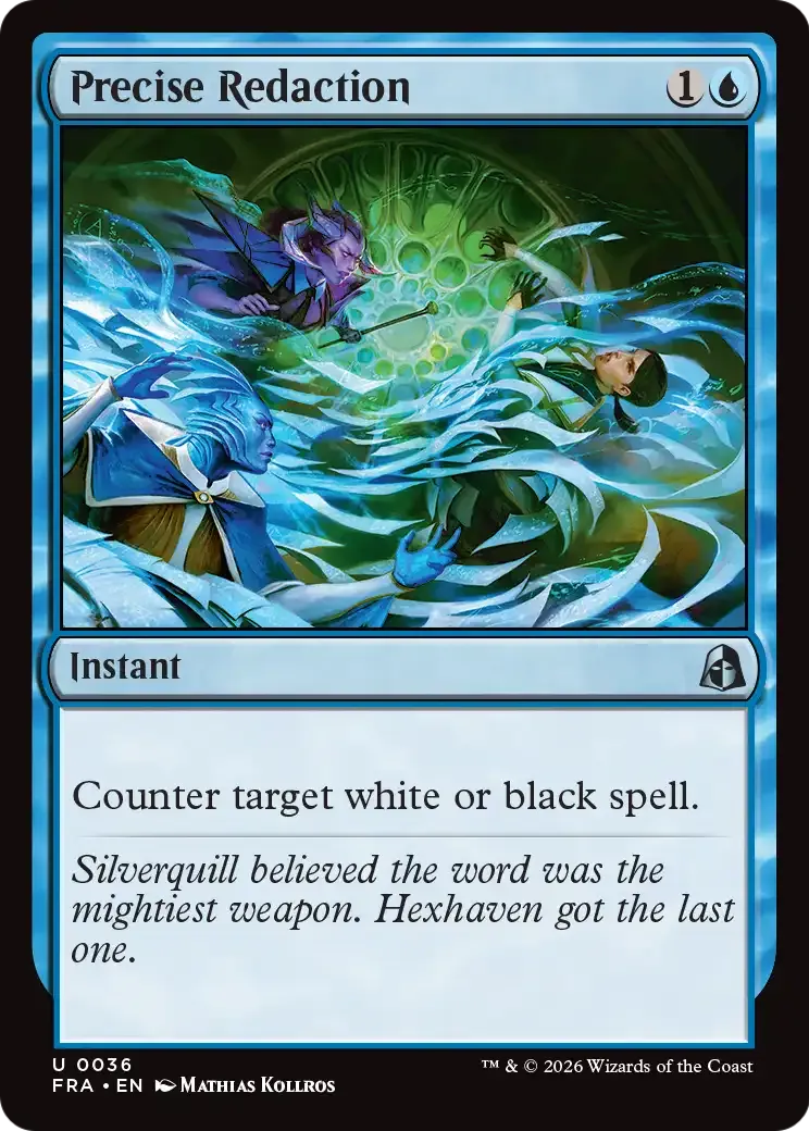 Rédaction précise — Reality Fracture — Magic: The Gathering