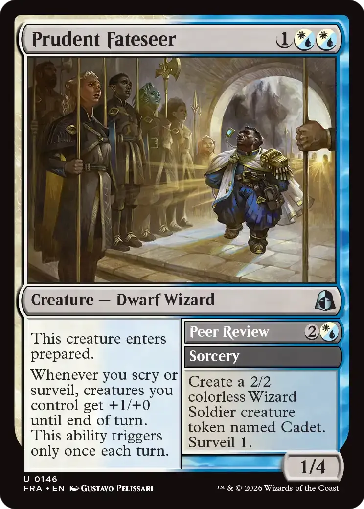 Scrutedestin prudent // Peer Review — Reality Fracture — Magic: The Gathering
