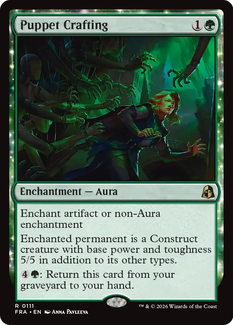 Fabrication de marionnettes — Reality Fracture — Magic: The Gathering