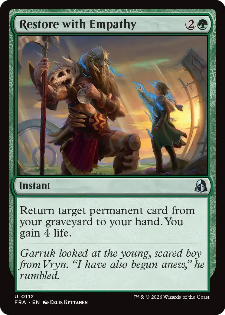 Restore with Empathy — Reality Fracture — Magic: The Gathering