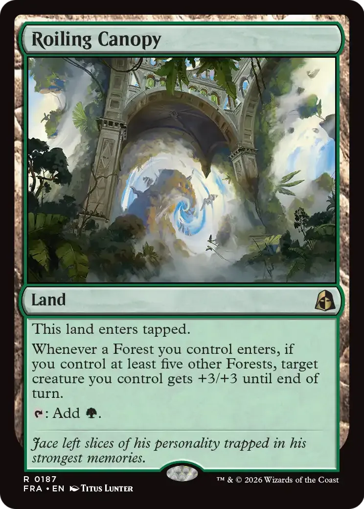 Roiling Canopy — Reality Fracture — Magic: The Gathering