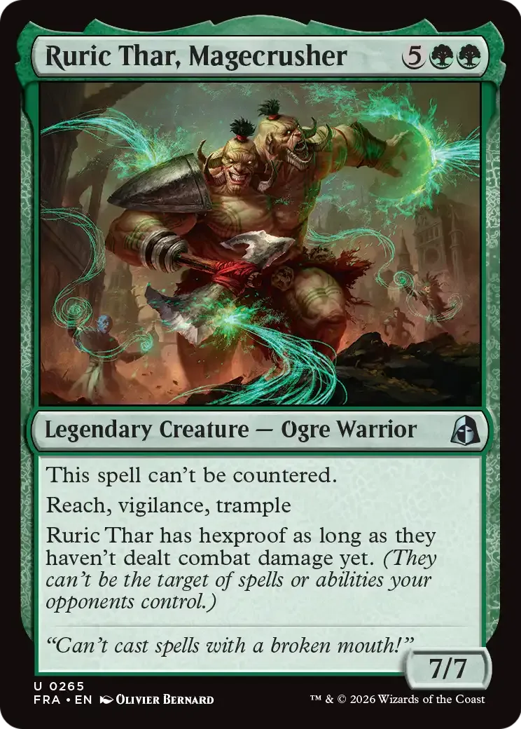 Ruric Thar, écrabouilleur de mages — Reality Fracture — Magic: The Gathering