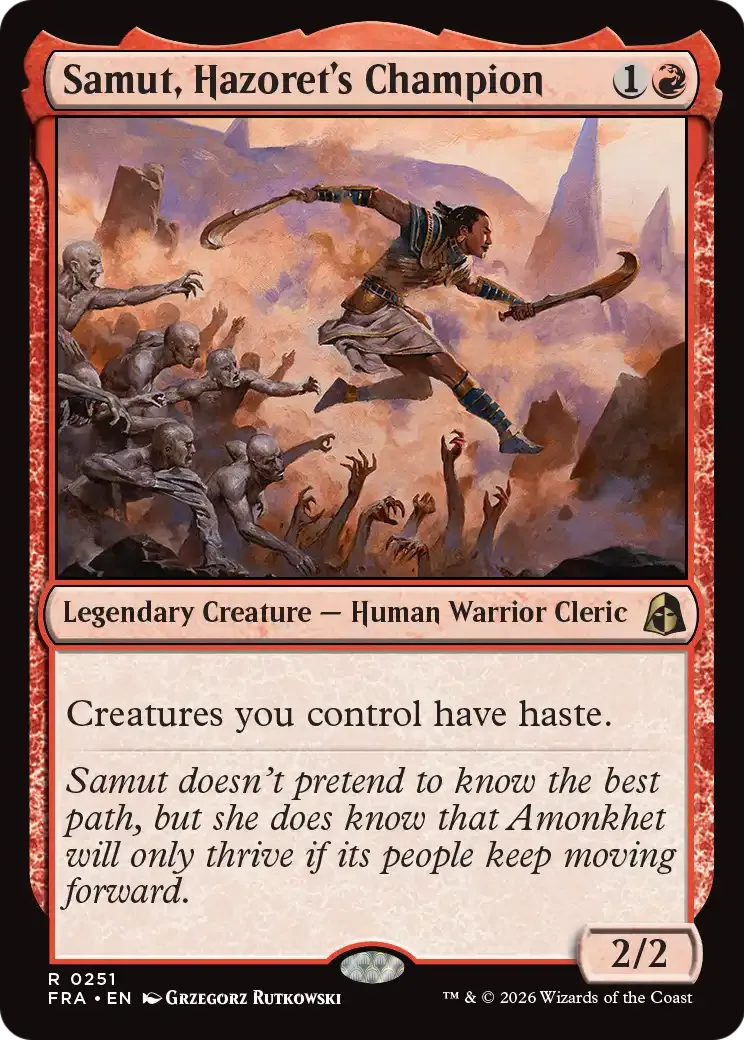 Samut, Hazoret's Champion — Reality Fracture — Magic: The Gathering