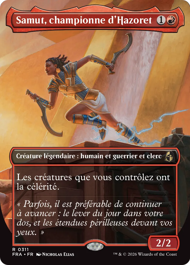 Samut, championne d'Hazoret — Reality Fracture — Magic: The Gathering