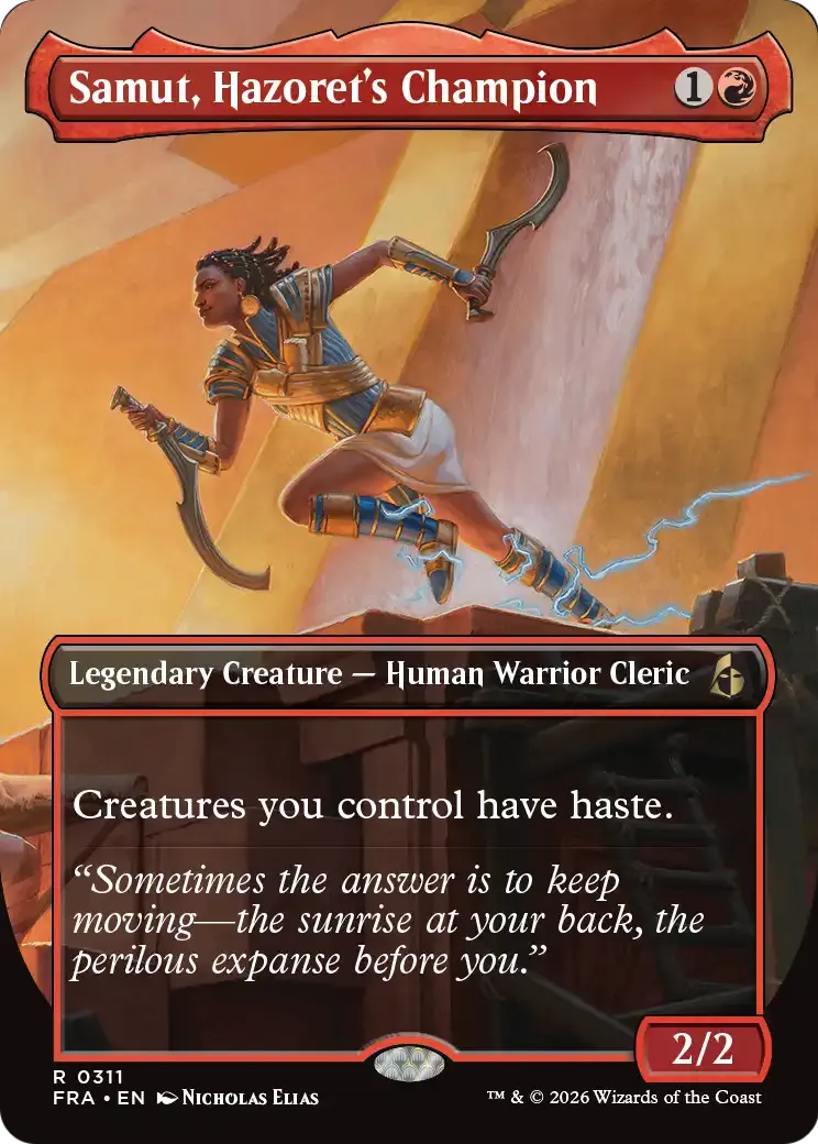 Samut, Hazoret's Champion — Reality Fracture — Magic: The Gathering