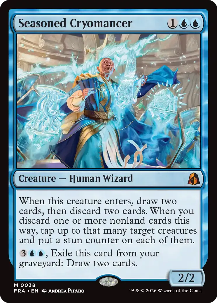 Seasoned Cryomancer — Reality Fracture — Magic: The Gathering