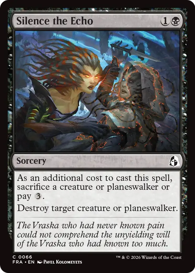 Silence the Echo — Reality Fracture — Magic: The Gathering