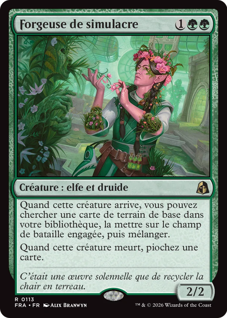 Forgeuse de simulacre — Reality Fracture — Magic: The Gathering