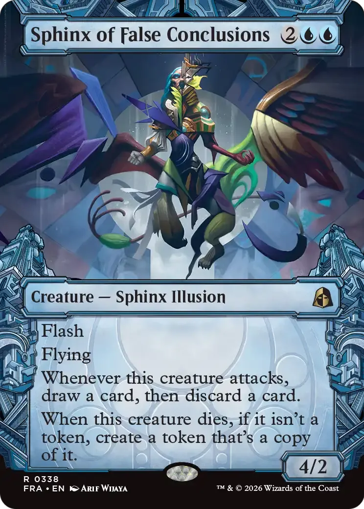Sphinx des fausses conclusions — Reality Fracture — Magic: The Gathering