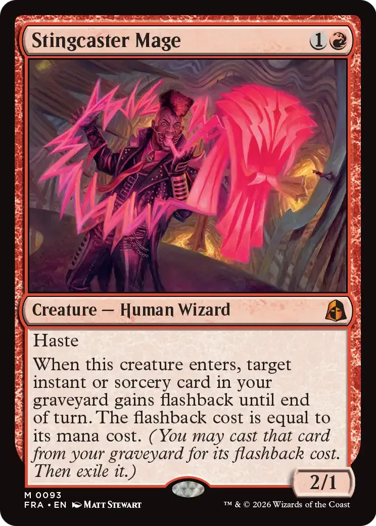 Stingcaster Mage — Reality Fracture — Magic: The Gathering