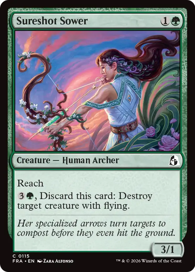 Sureshot Sower — Reality Fracture — Magic: The Gathering