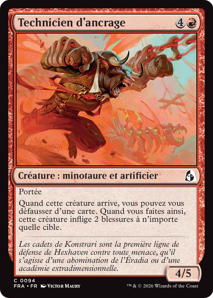 Technicien d'ancrage — Reality Fracture — Magic: The Gathering