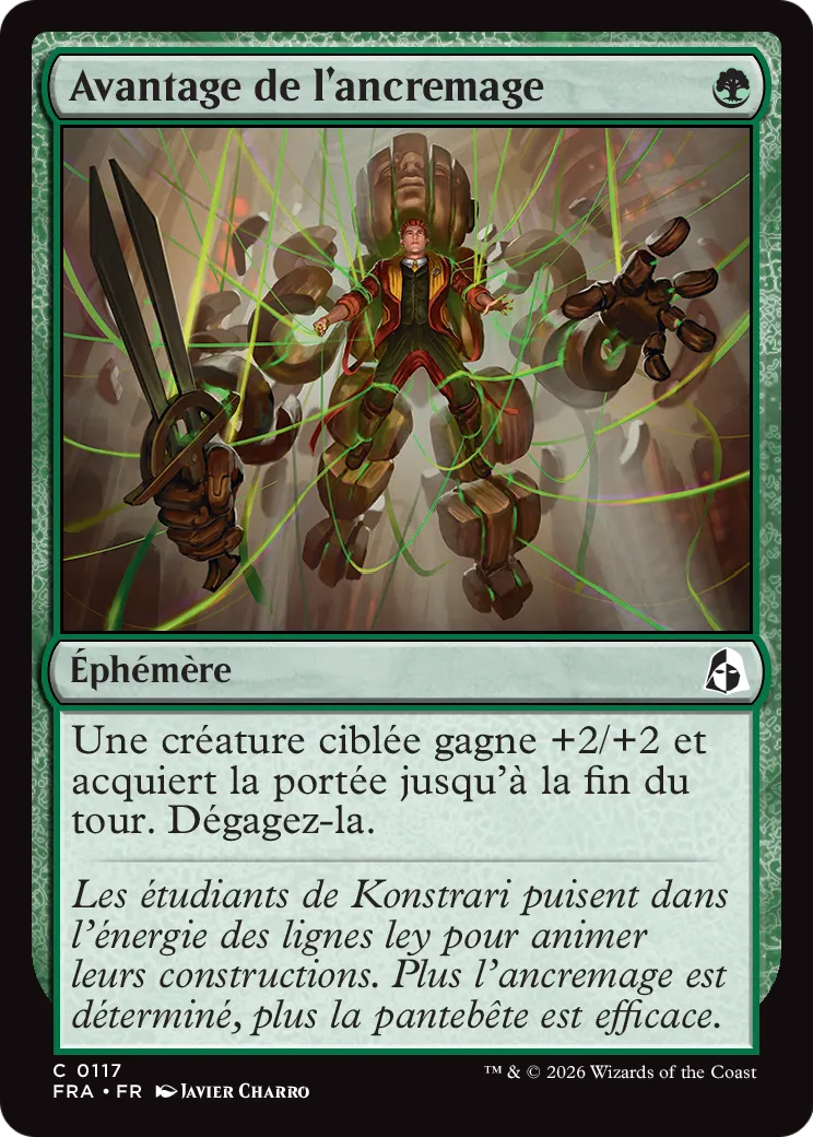 Avantage de l'ancremage — Reality Fracture — Magic: The Gathering