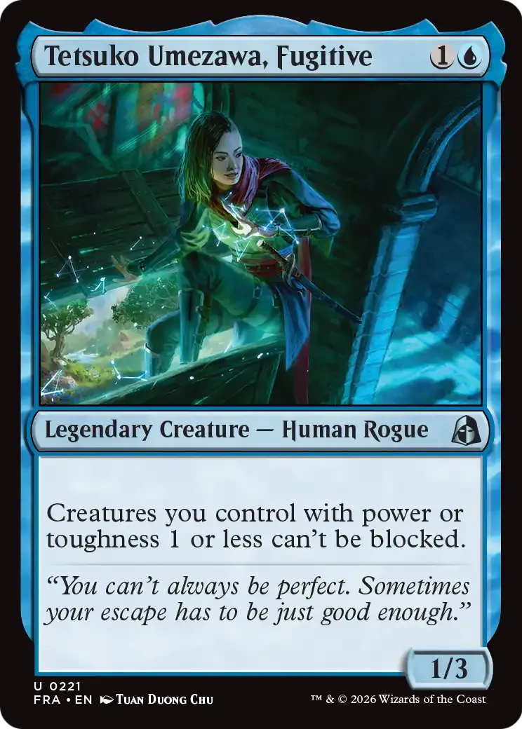 Tetsuko Umezawa, fugitive — Reality Fracture — Magic: The Gathering
