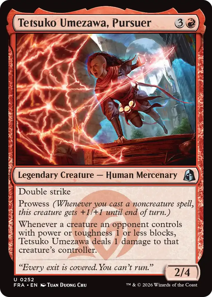 Tetsuko Umezawa, Pursuer — Reality Fracture — Magic: The Gathering