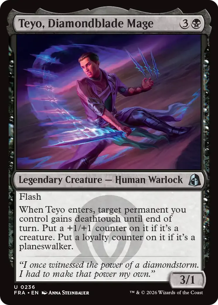 Teyo, Diamondblade Mage — Reality Fracture — Magic: The Gathering
