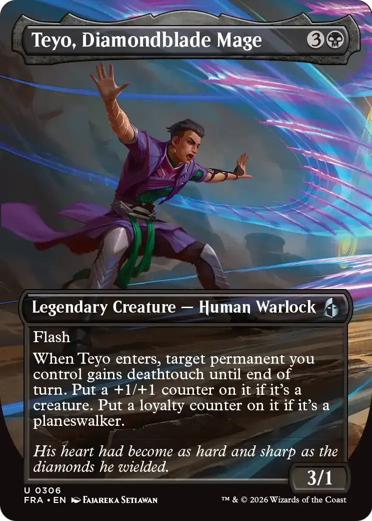 Teyo, Diamondblade Mage — Reality Fracture — Magic: The Gathering