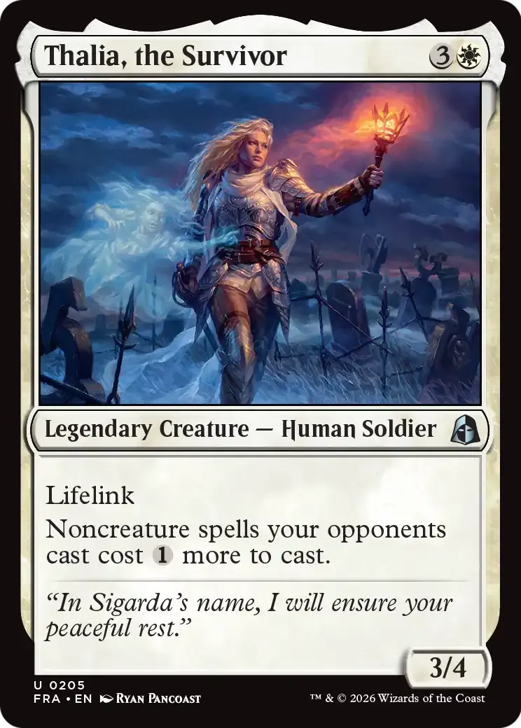 Thalia, the Survivor — Reality Fracture — Magic: The Gathering