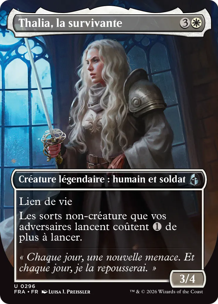 Thalia, la survivante — Reality Fracture — Magic: The Gathering