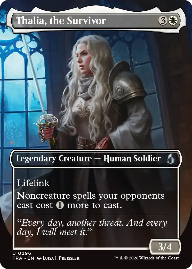 Thalia, la survivante — Reality Fracture — Magic: The Gathering
