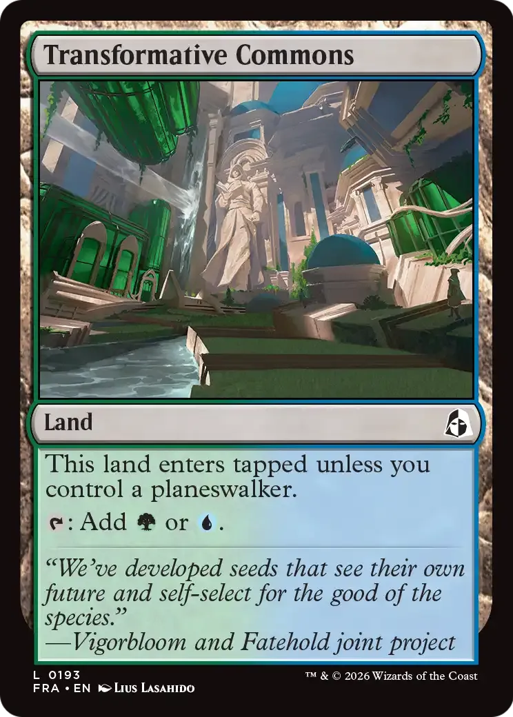 Transformative Commons — Reality Fracture — Magic: The Gathering
