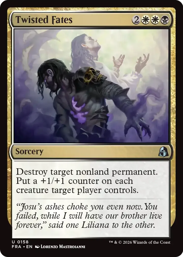 Destins corrompus — Reality Fracture — Magic: The Gathering