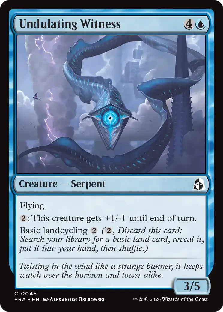 Undulating Witness — Reality Fracture — Magic: The Gathering