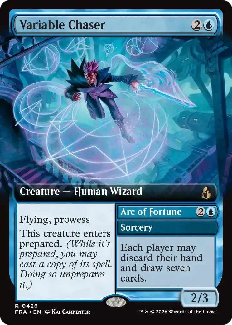 Variable Chaser // Arc of Fortune — Reality Fracture — Magic: The Gathering