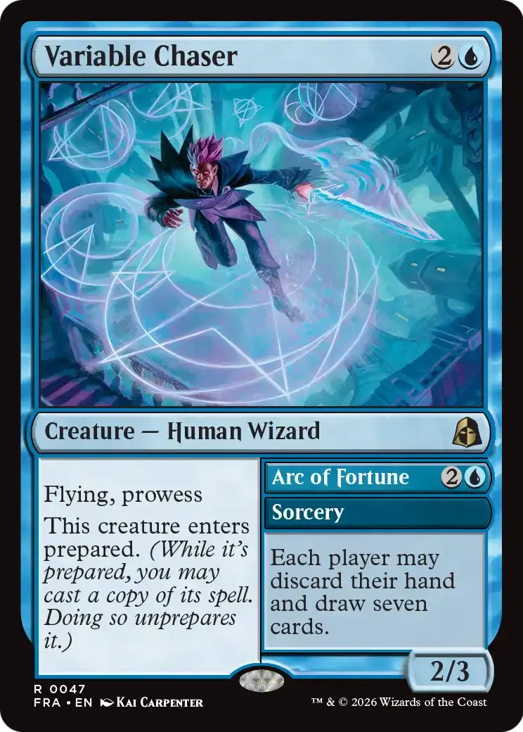 Chasseur de variables // Arc of Fortune — Reality Fracture — Magic: The Gathering