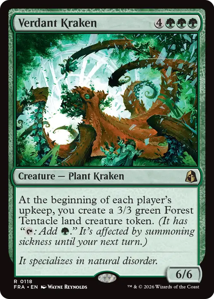 Verdant Kraken — Reality Fracture — Magic: The Gathering
