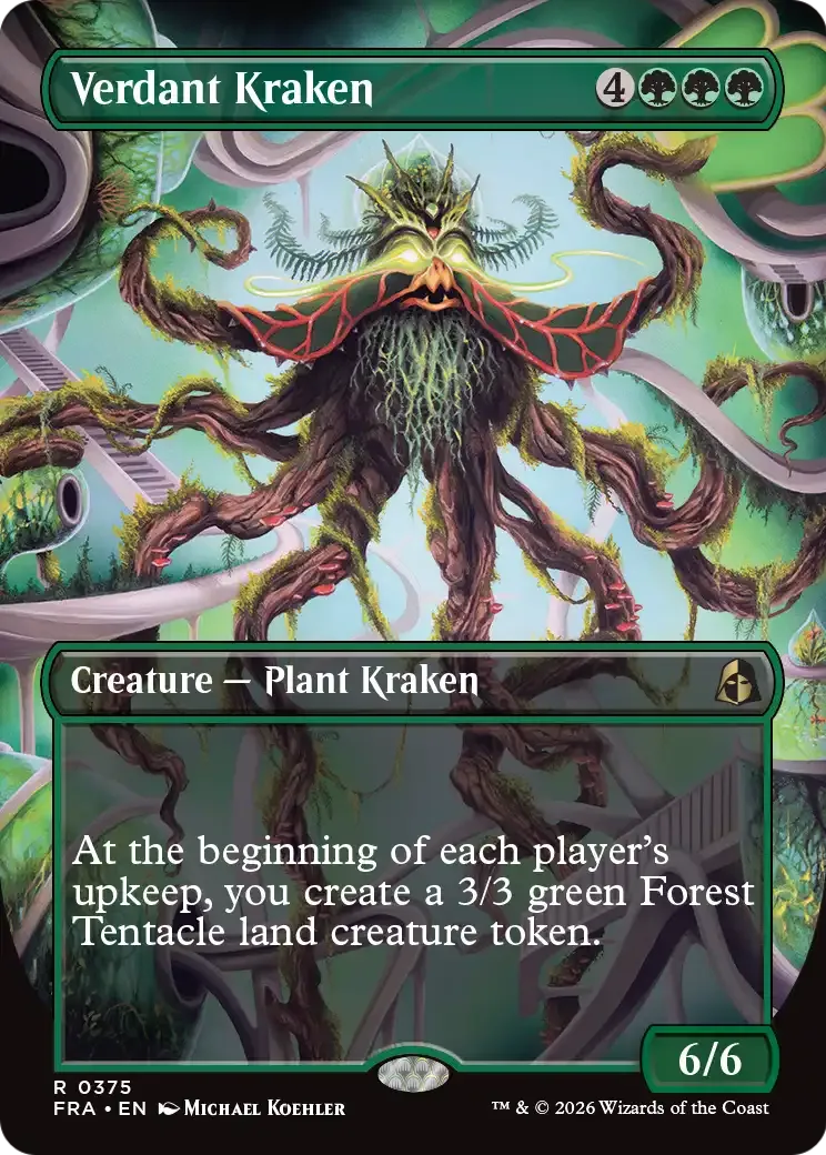Verdant Kraken — Reality Fracture — Magic: The Gathering