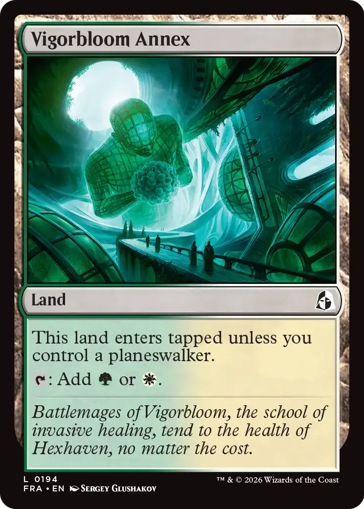 Annexe de Vivefleur — Reality Fracture — Magic: The Gathering